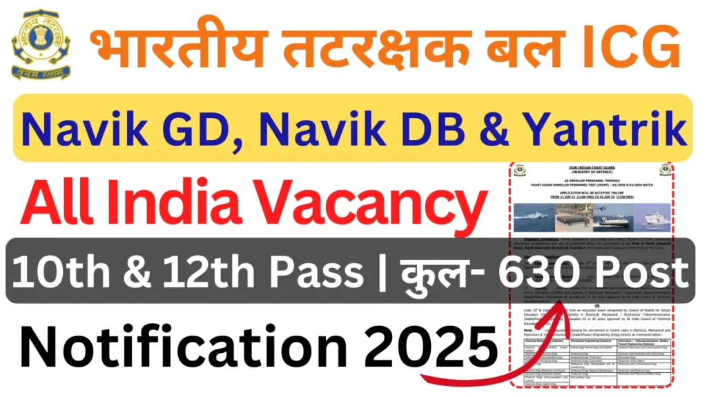 ICG Navik & Yantrik 2025