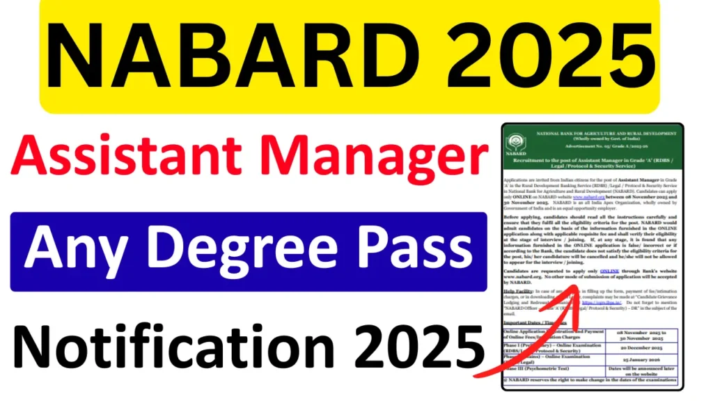 NABARD Assistant Manager 2025