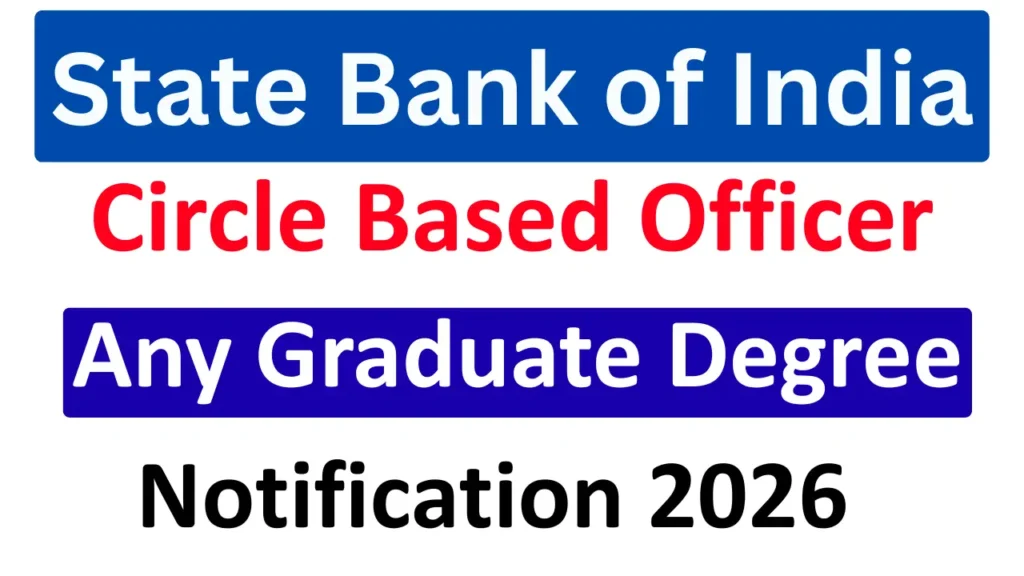 SBI CBO Notification 2026