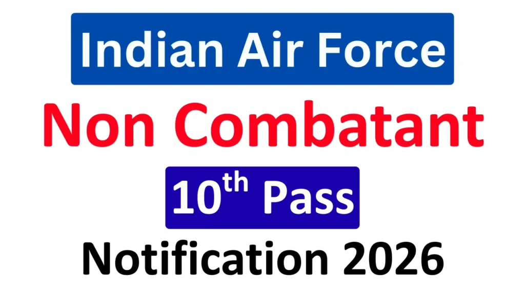 IAF Agniveervayu Non Combatant 2026