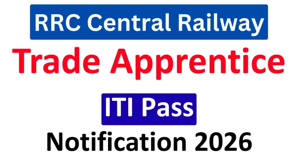 Central Railway Apprentice 2026